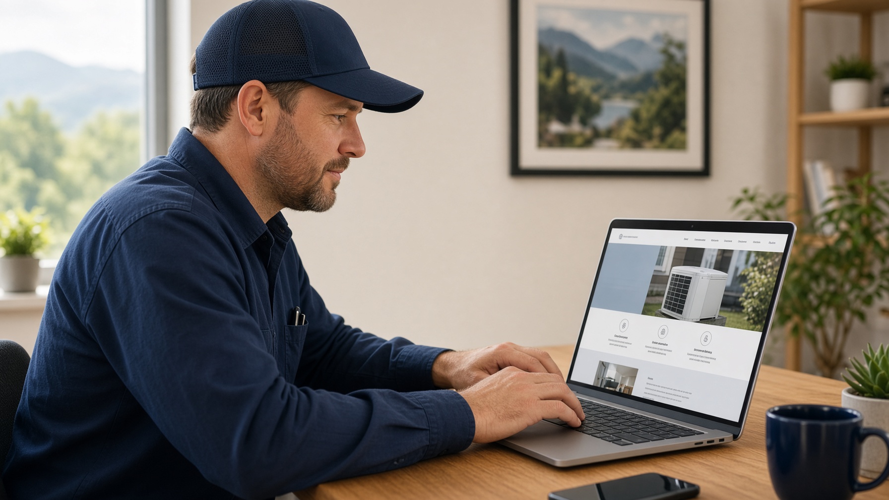 Example professional website